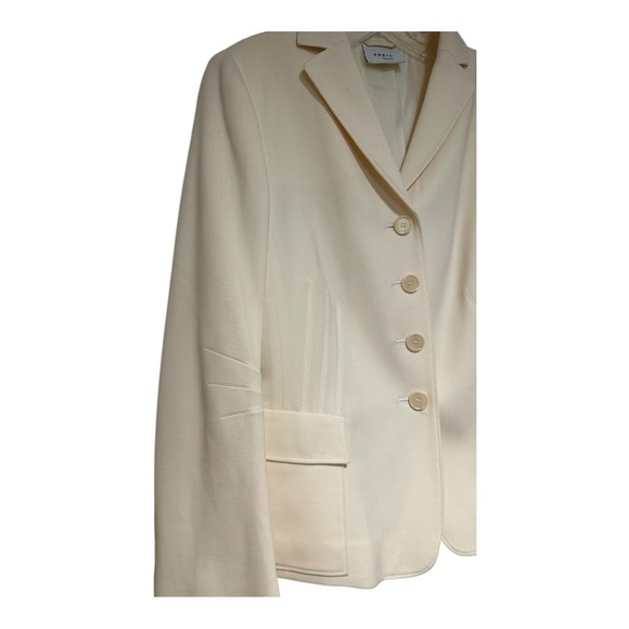 AKRIS PUNTO women's tan jacket blazer size 10 - Picture 4 of 10